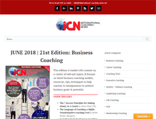 Tablet Screenshot of international-coaching-news.net